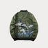 Whale Embroidered MA1 Bomber Jacket for Men – Oversized Japanese Sukajan Coat
